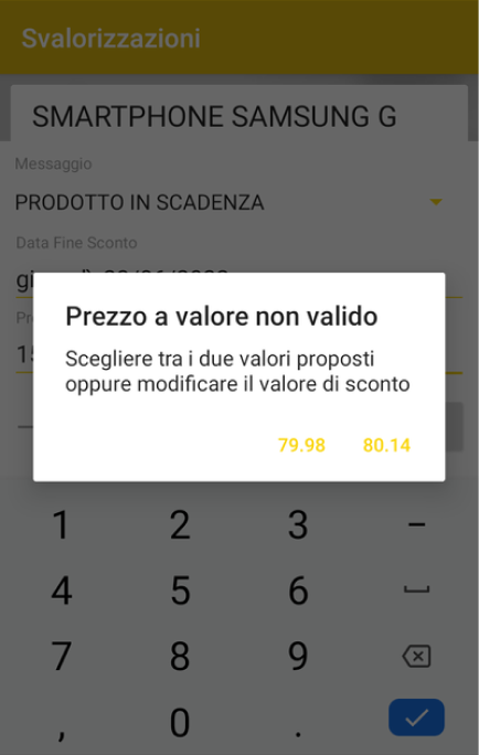 Svalorizzazioni - arrotondamento